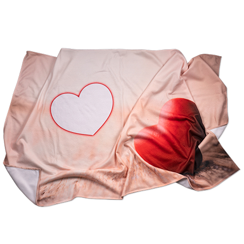 Couverture polaire en microfibre, 100% polyester, taille 95 x 150 cm, imprimé sur une face avec différents motifs