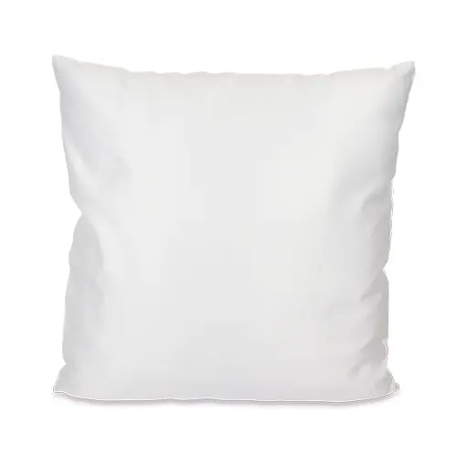 Sublistar® Housse de coussin blanc satiné en 100% polyester, diverses tailles