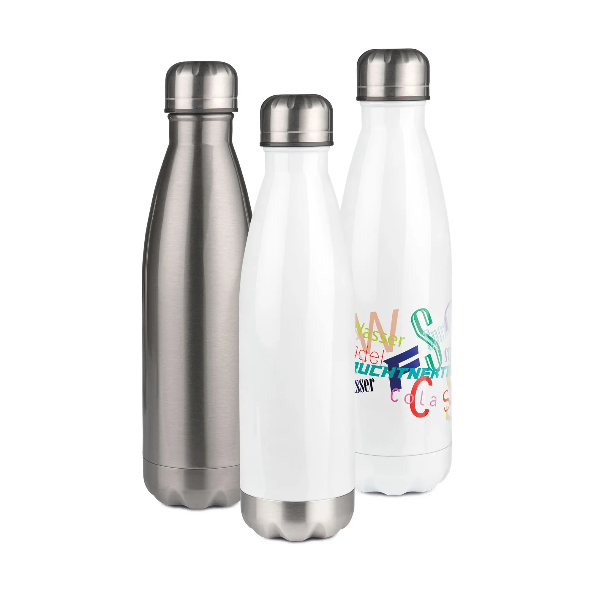 Sublistar® Bouteille isotherme en inox, diverses tailles et couleurs