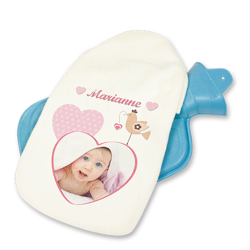 Sublistar® Bouillotte bleu clair vif, incl. pochette imprimable, taille 310 x 170 mm, 30 set/carton