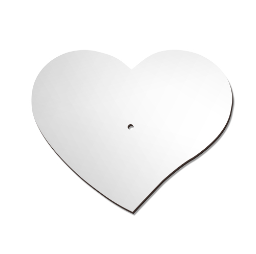Spare clock face for wall clock heart shape, various versions