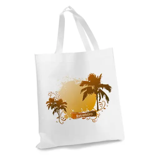 Sublistar® Einkaufstasche weiß mit Henkel, Größe 36 x 39 cm (BxH)