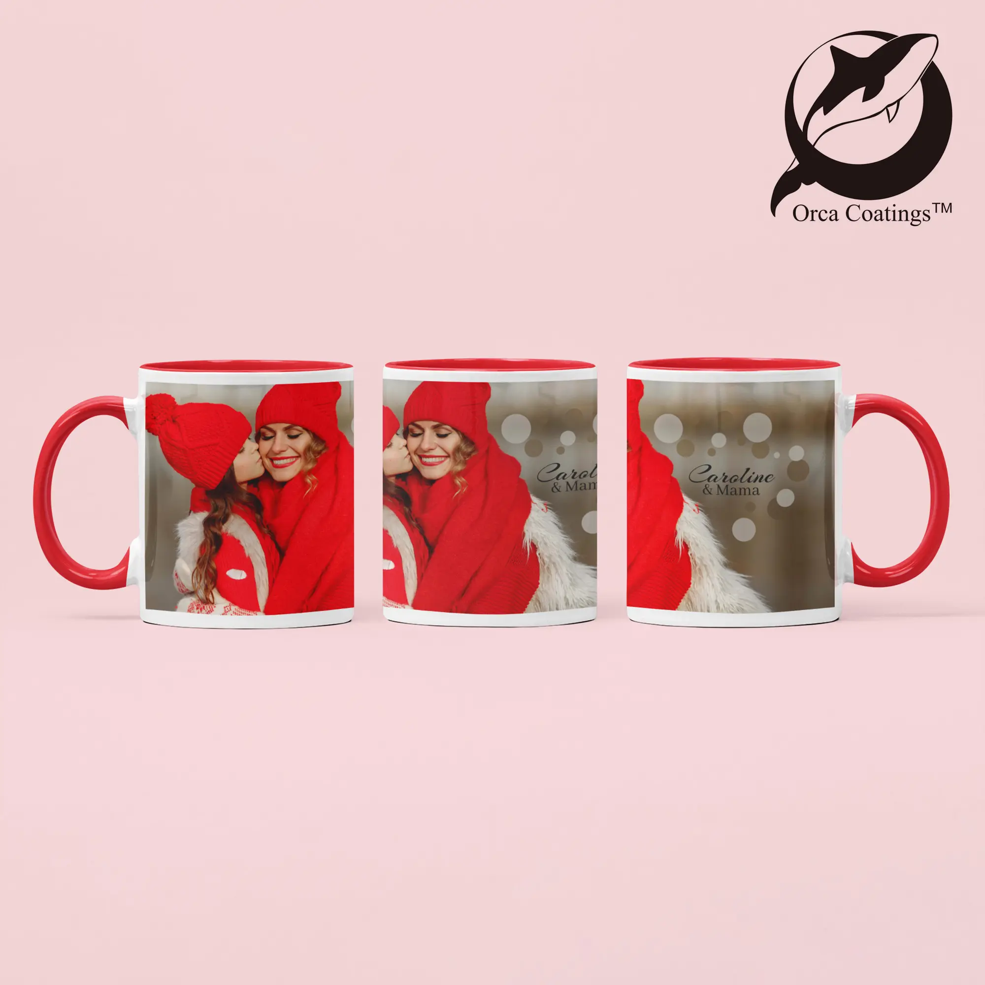 Keramiktasse TWO TONES & HANDLE 11oz, Orca™ Coating, div. Farben