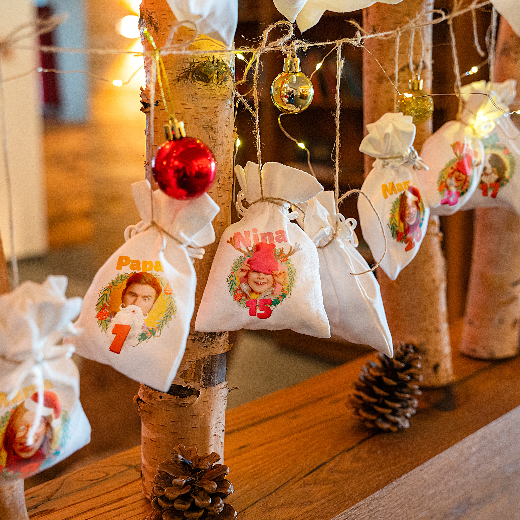 Sac à cordelettes Sublistar® pour cadeaux, diverses tailles