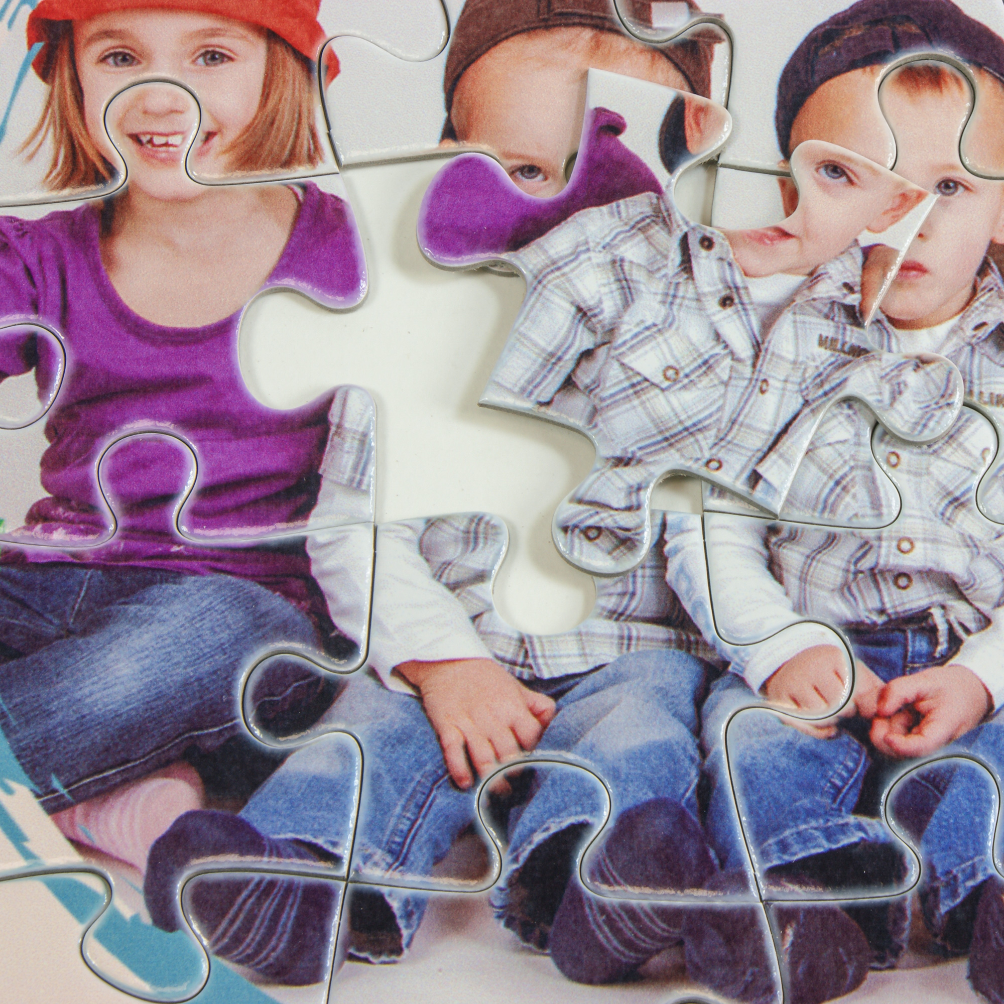 Puzzles cartonnés sans cadre, diverses versions