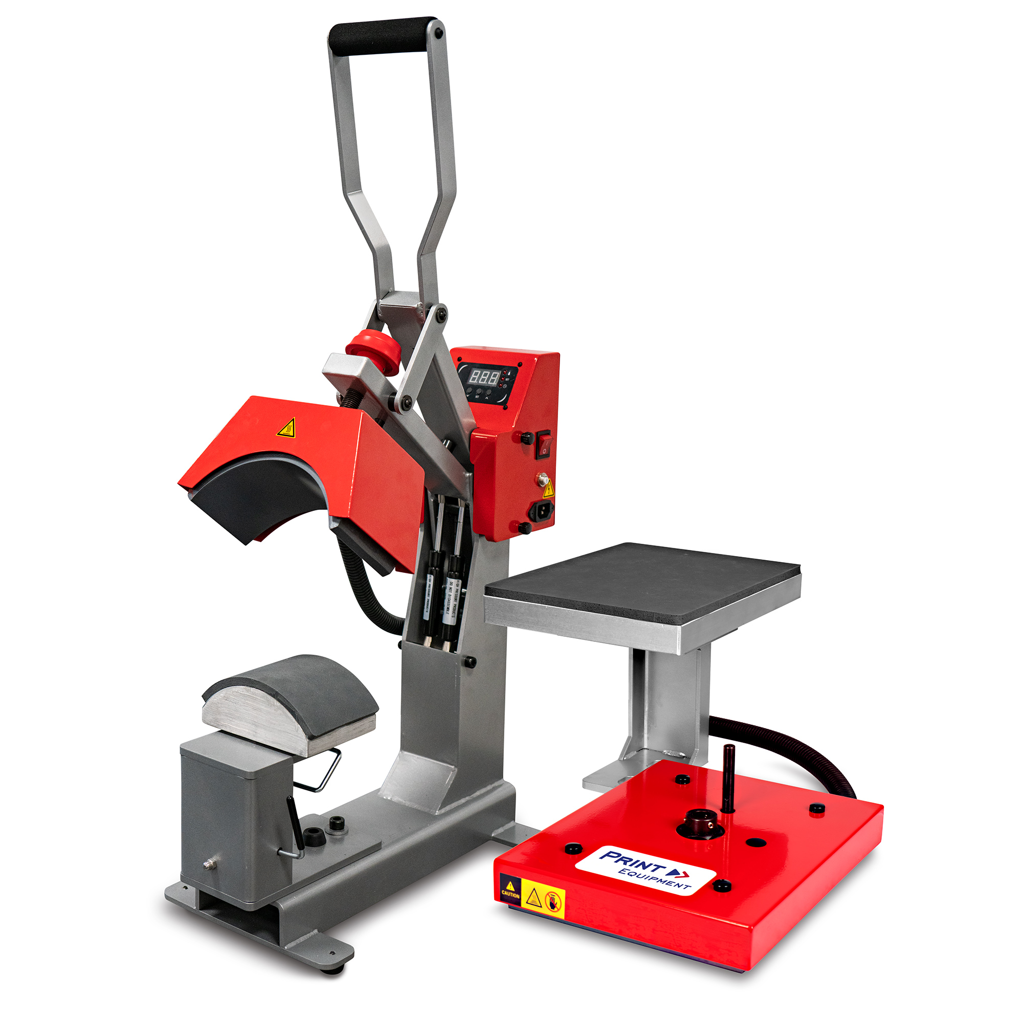 DemogerätManuelle Manuelle Kombinationspresse Multi-Cap für Caps & Flachdruck, inkl.