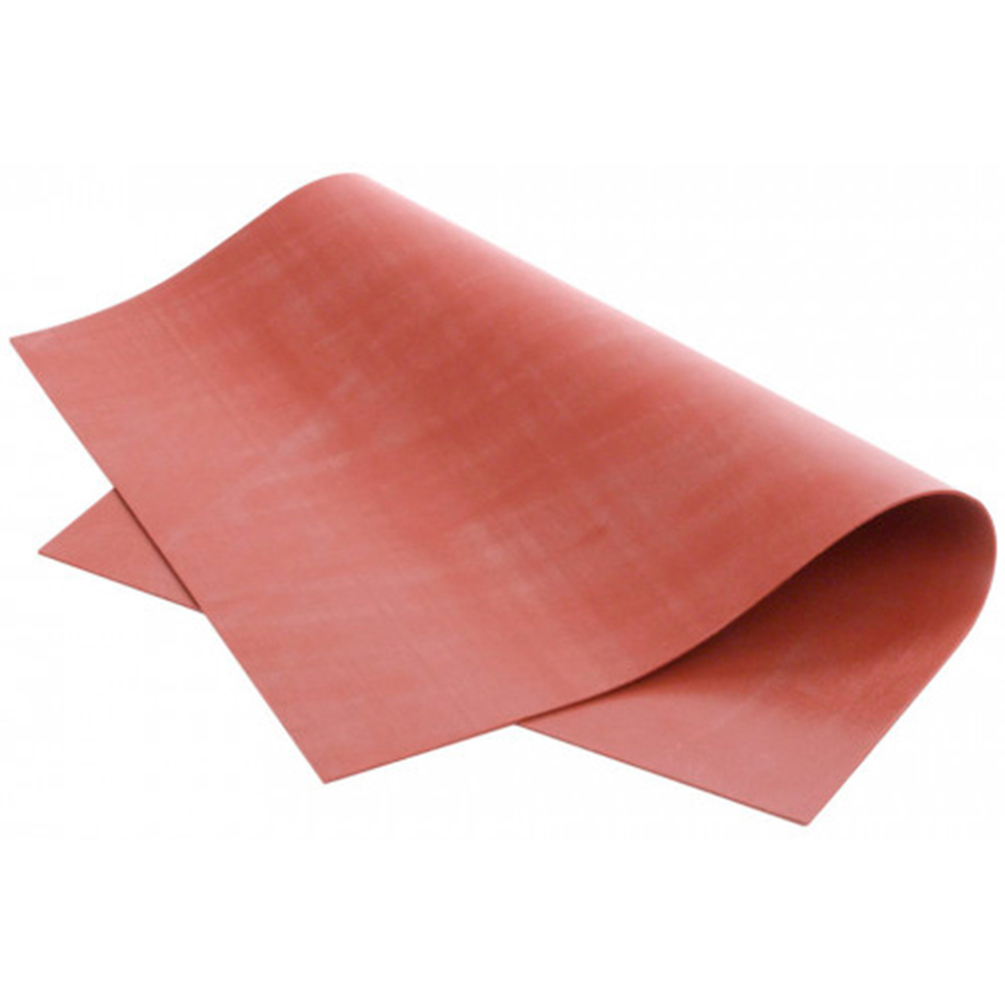 Tapis caoutchouc siliconé rouge, taille 320 x 420 mm, épaisseur 1,6 mm