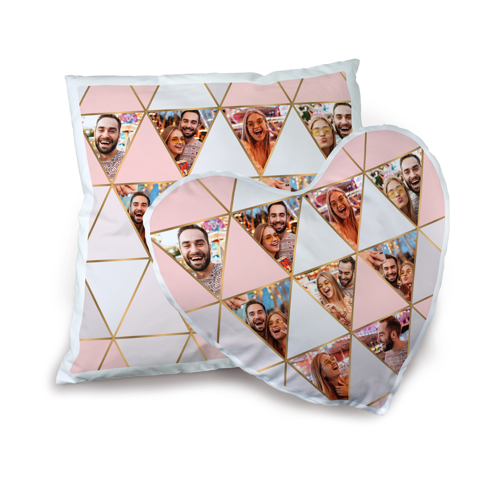 Housse de coussin blanc en 100% coton, diverses tailles