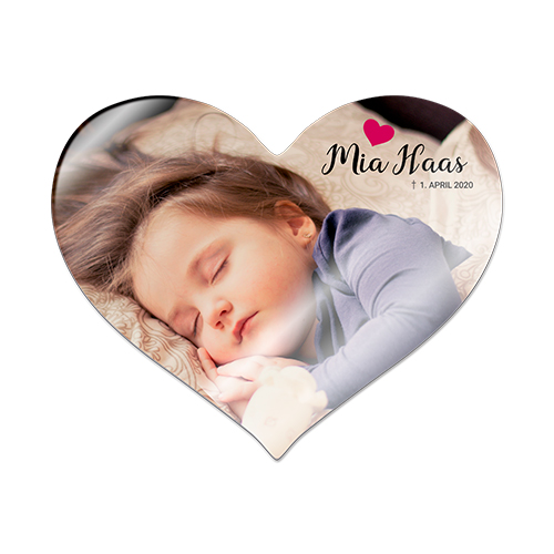 Tableau photo Duraluxe en aluminium blanc brillant, diverses tailles