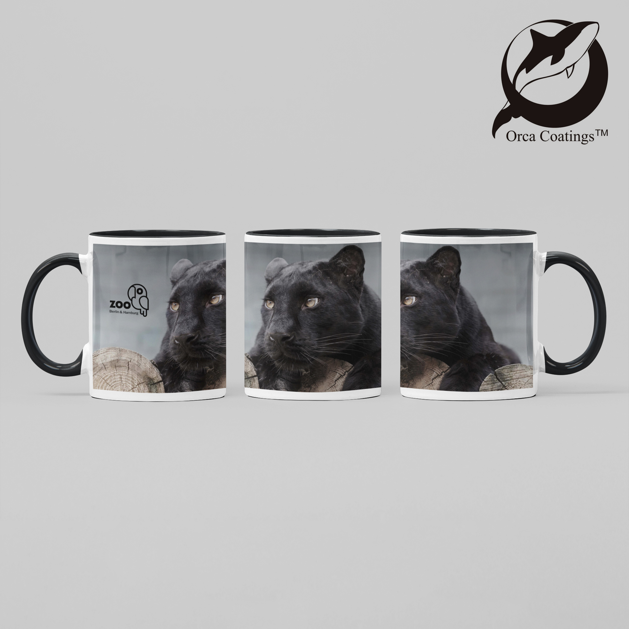 Tasse en céramique TWO TONES & HANDLE 11oz, Orca™ Coating, divers coloris