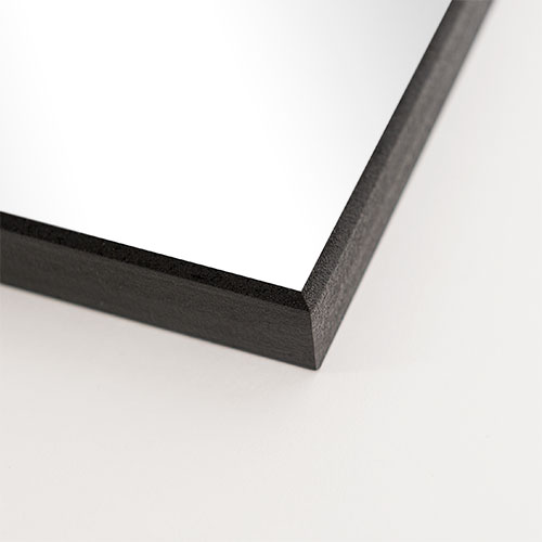 ChromaLuxe panneau mural blanc brilliant 200 x 300 x 16 mm, couleur du cadre noir, 8 pcs./carton