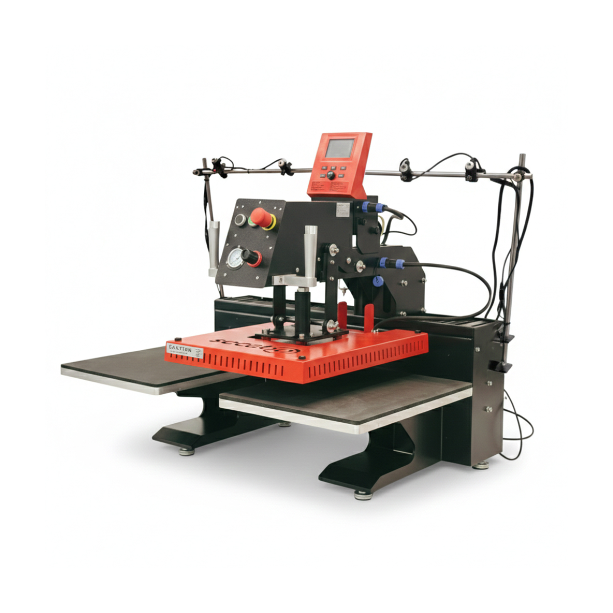 Secabo TPD7 Smart pneumatic transfer press with laser, transfer area 2 x 40 x 50 cm