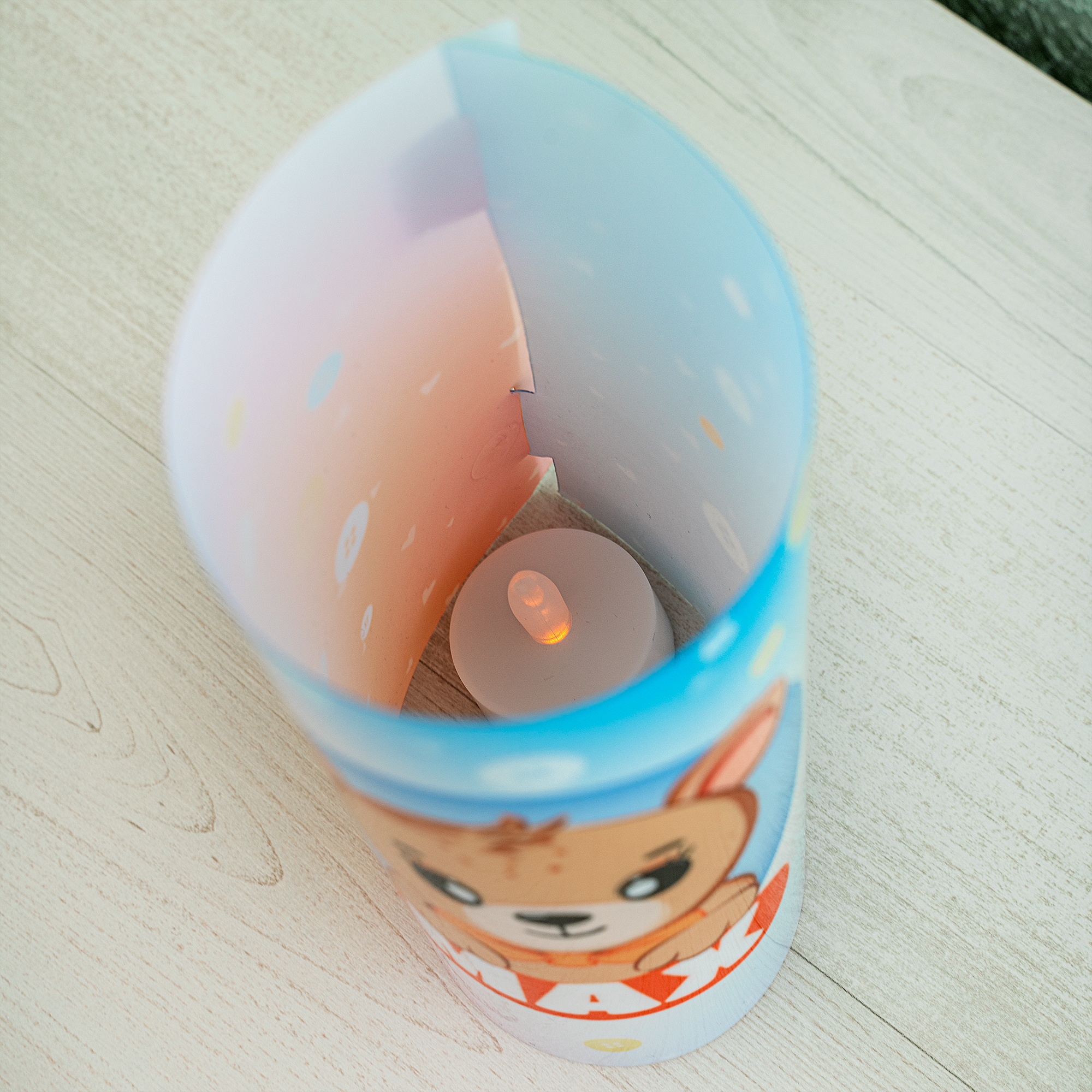 Abat-jour blanc brillant, taille 190 x 315 mm, imprimable sur une face, 200 pcs./pack