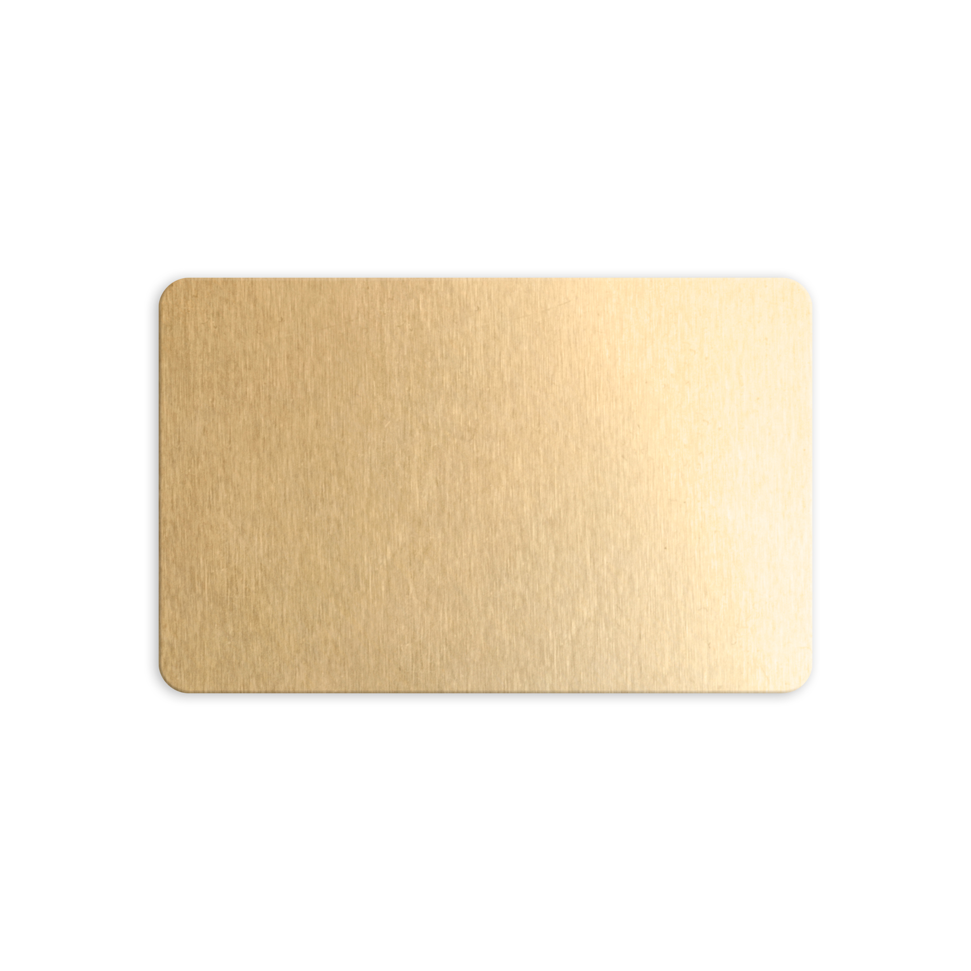 Carte de visite en aluminium 54 x 85 mm, épaisseur 0,5 mm, diverses couleurs