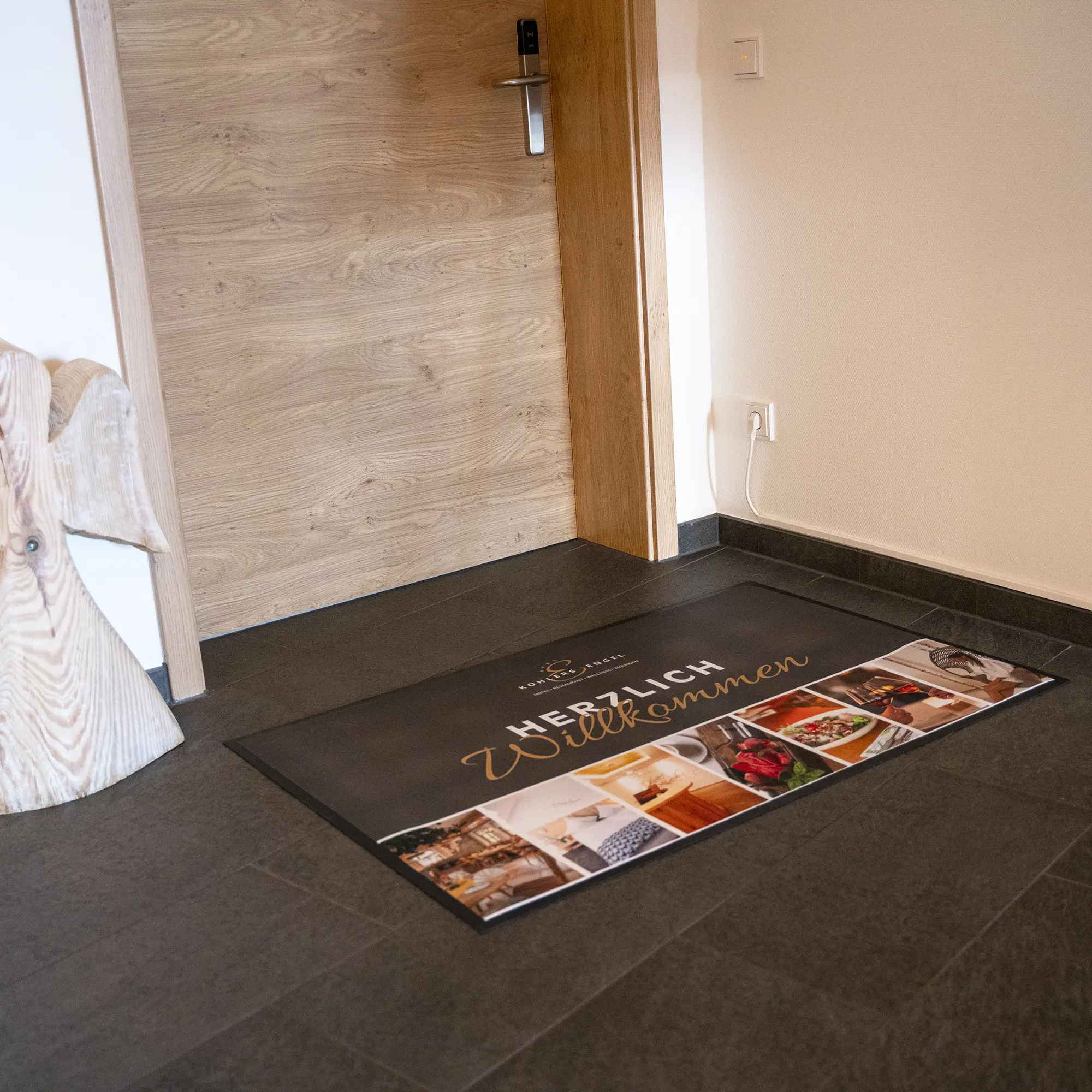 Sublistar® Doormat white with rubber edges, non-slip, div. sizes