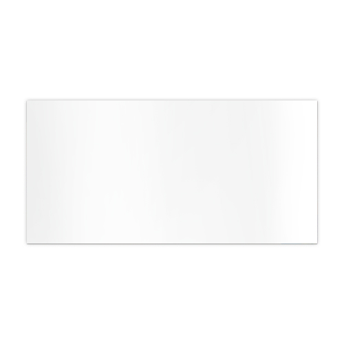 UNISUB Kunststoff Plattenware, Größe 290 x 590 x 2,29 mm, Einseitig bedruckbar, Weiß-matt