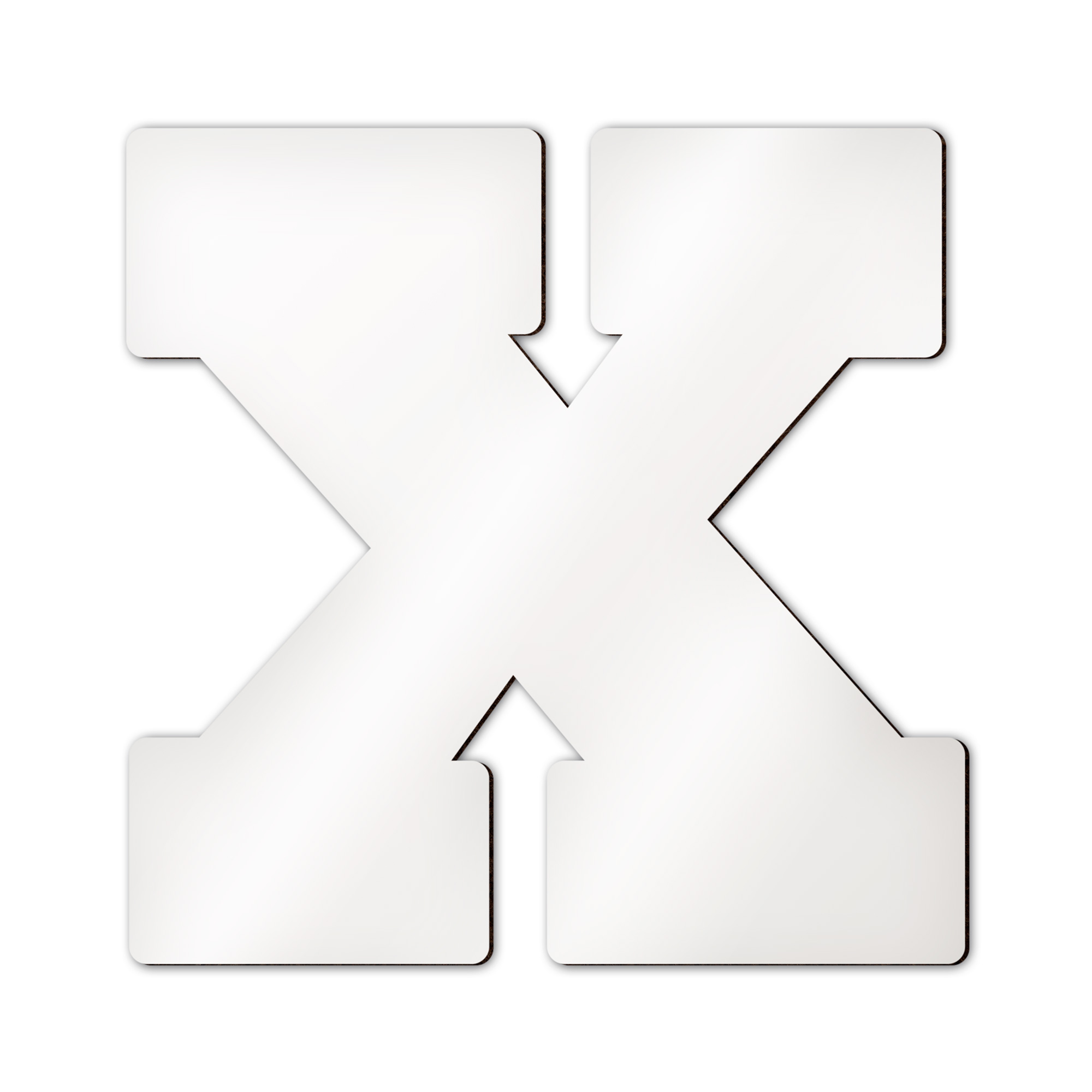 Sublistar® MDF Buchstaben und Sonderzeichen, Höhe 14 cm, 3 mm stark, 100 St./Karton