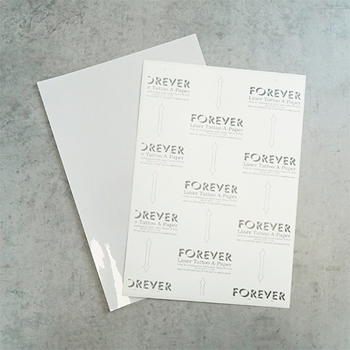Laser Tattoo Papier, Format DIN A4, Pack à 25 Blatt A-Paper und B-Paper Laser Tattoo Papier, Format DIN A4, Pack à 25 Blatt A-Paper und B-Paper