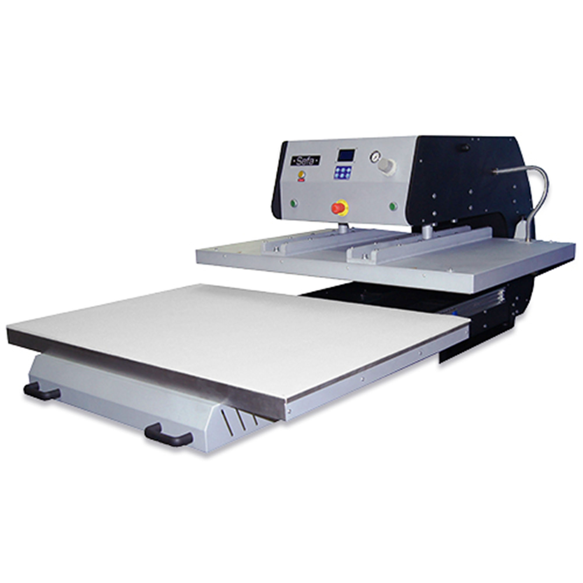 SEFA Presse à transfert grand format pneumatique SLIDE-1285, surface de transfert 125 x 85 cm