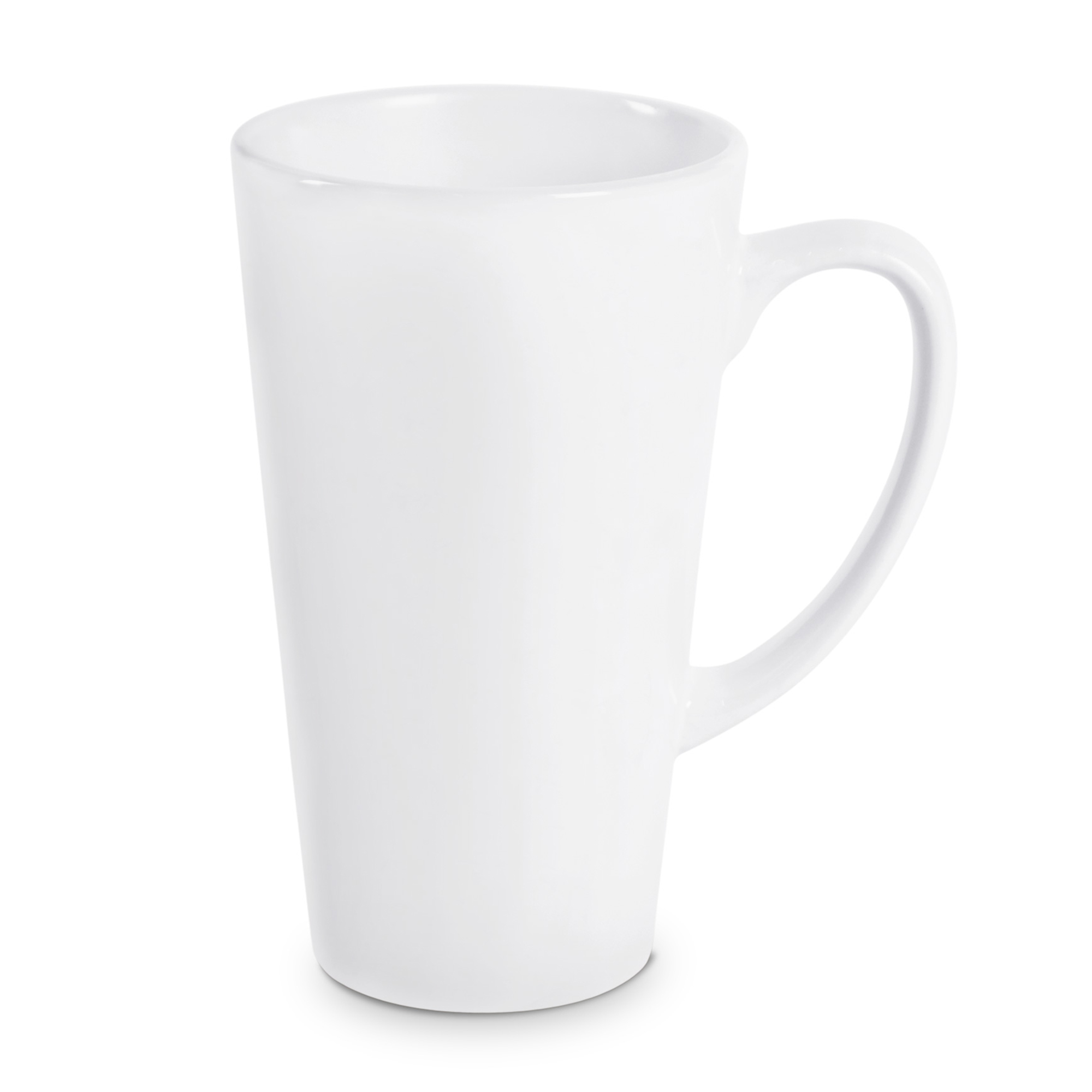 Tasse conique en céramique LATTE 17oz, Orca™ Coating, résistant au lave-vaiselle, 12 pcs./couche, 24 pcs./carton