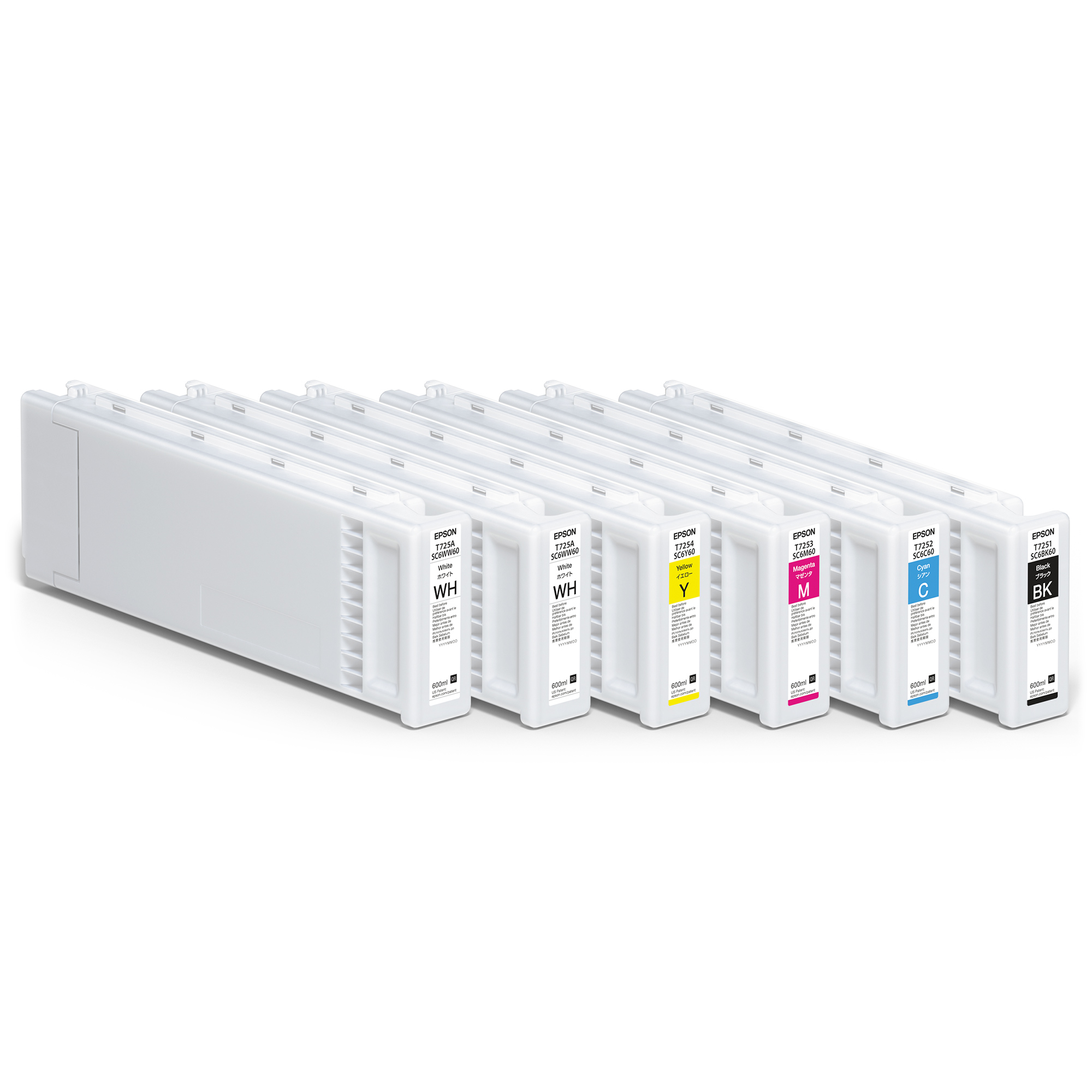 Epson UltraChrome® DG, für SureColor F2000/F2100, 600 ml Kartusche, verschiedene Farben
