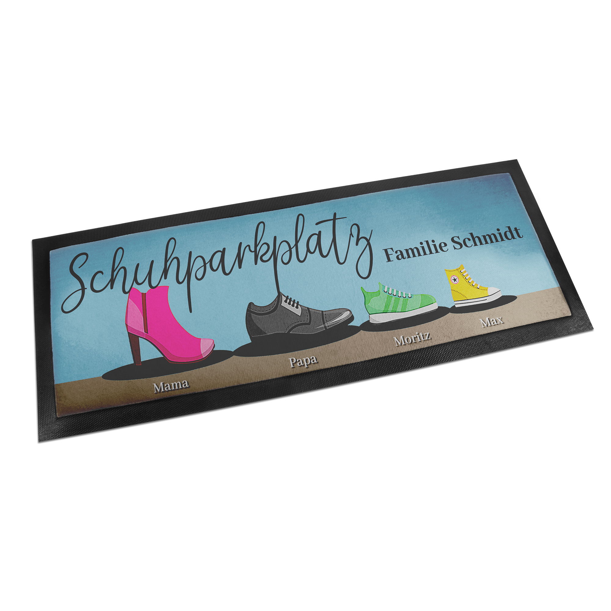 Sublistar® Fußmatte weiß mit Gummirand, rutschfest, div. Größen Sublistar® Fußmatte weiß mit Gummirand, rutschfest, div. Größen