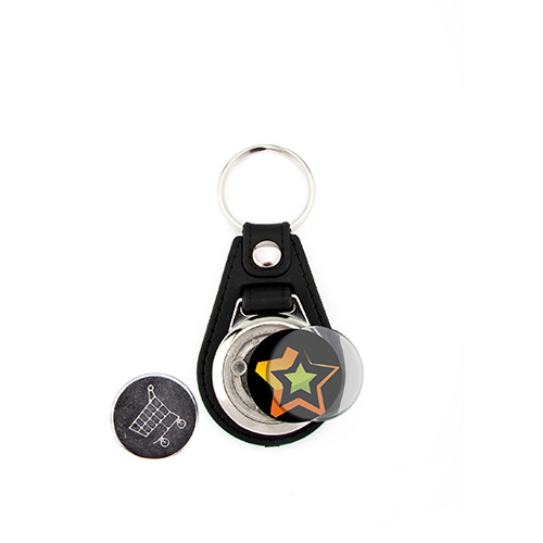 Porte-clés Multiplexx, métal, simili-cuir, diverses versions