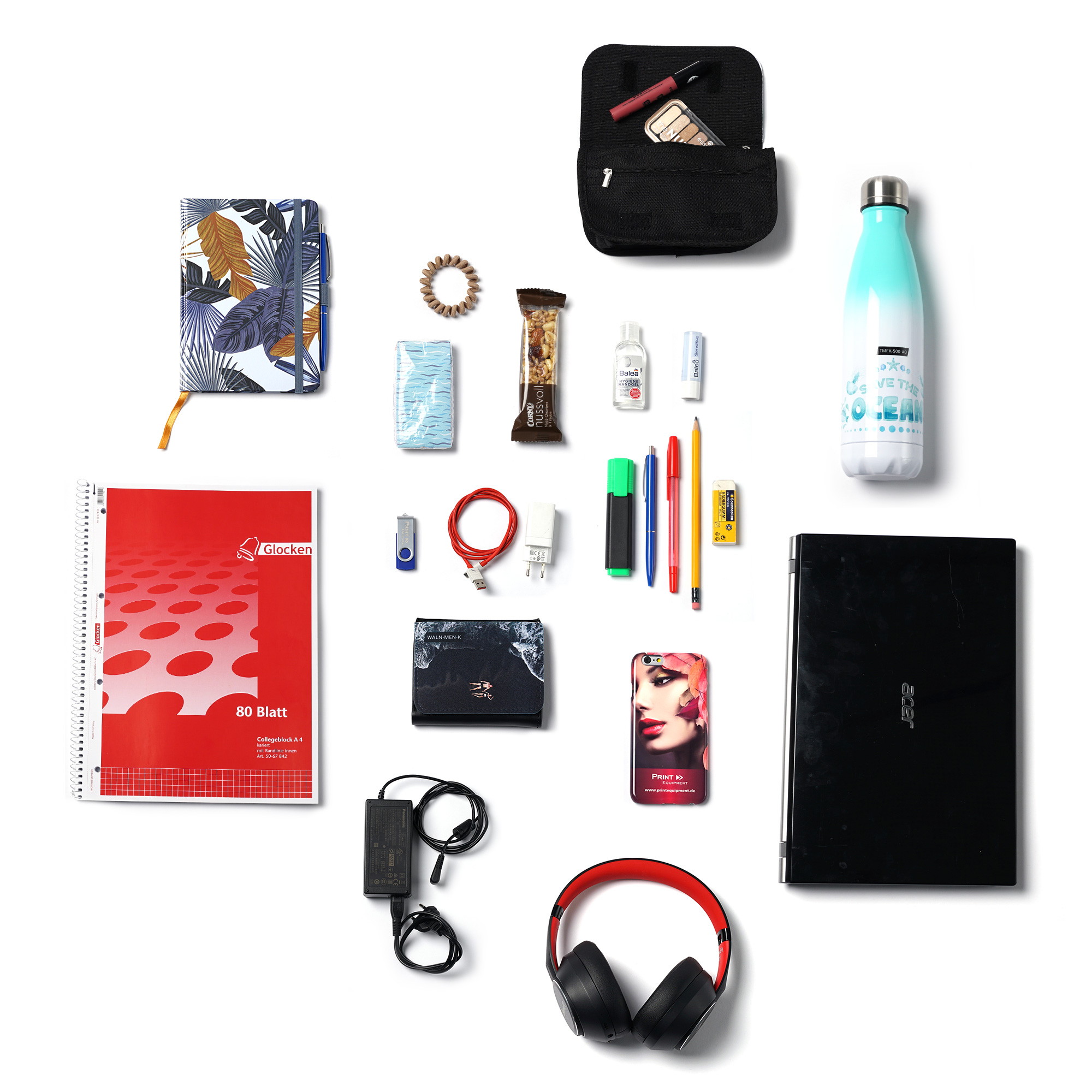 Sublistar® Sac à bandouliére MILAN avec rabat interchangeable, noir, taille (LxHxP) 400 x 280 x 100 mm, 40 pcs./carton