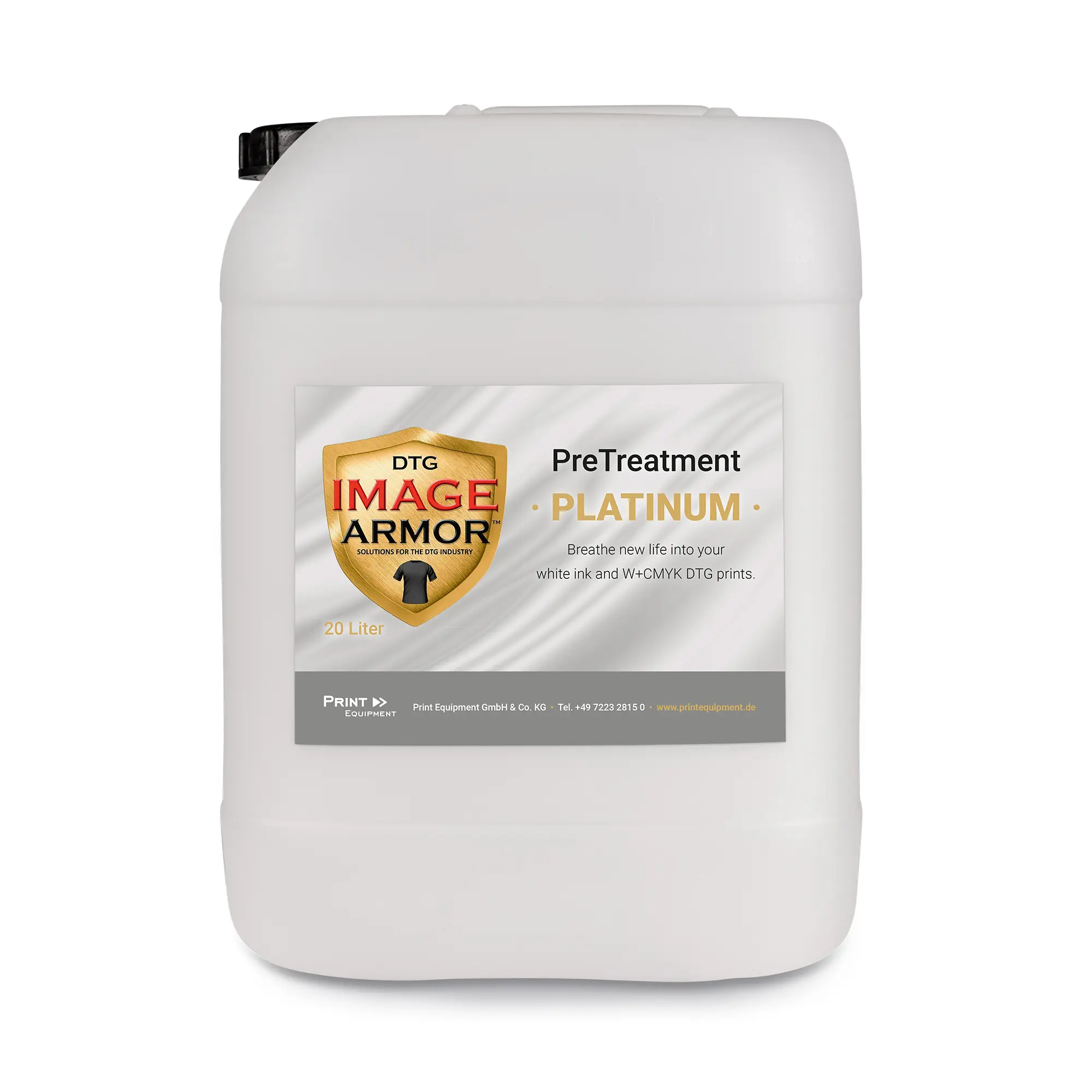 Image Armor™ PLATINUM Vorbehandlungsflüssigkeit, für dunkle und farbige Textilien, div. Füllmengen