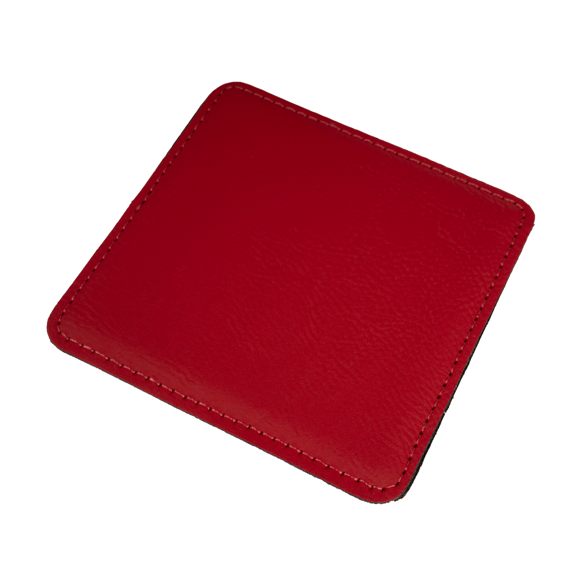 Dessous de verre laser en similicuir 100 x 100 mm div. couleurs