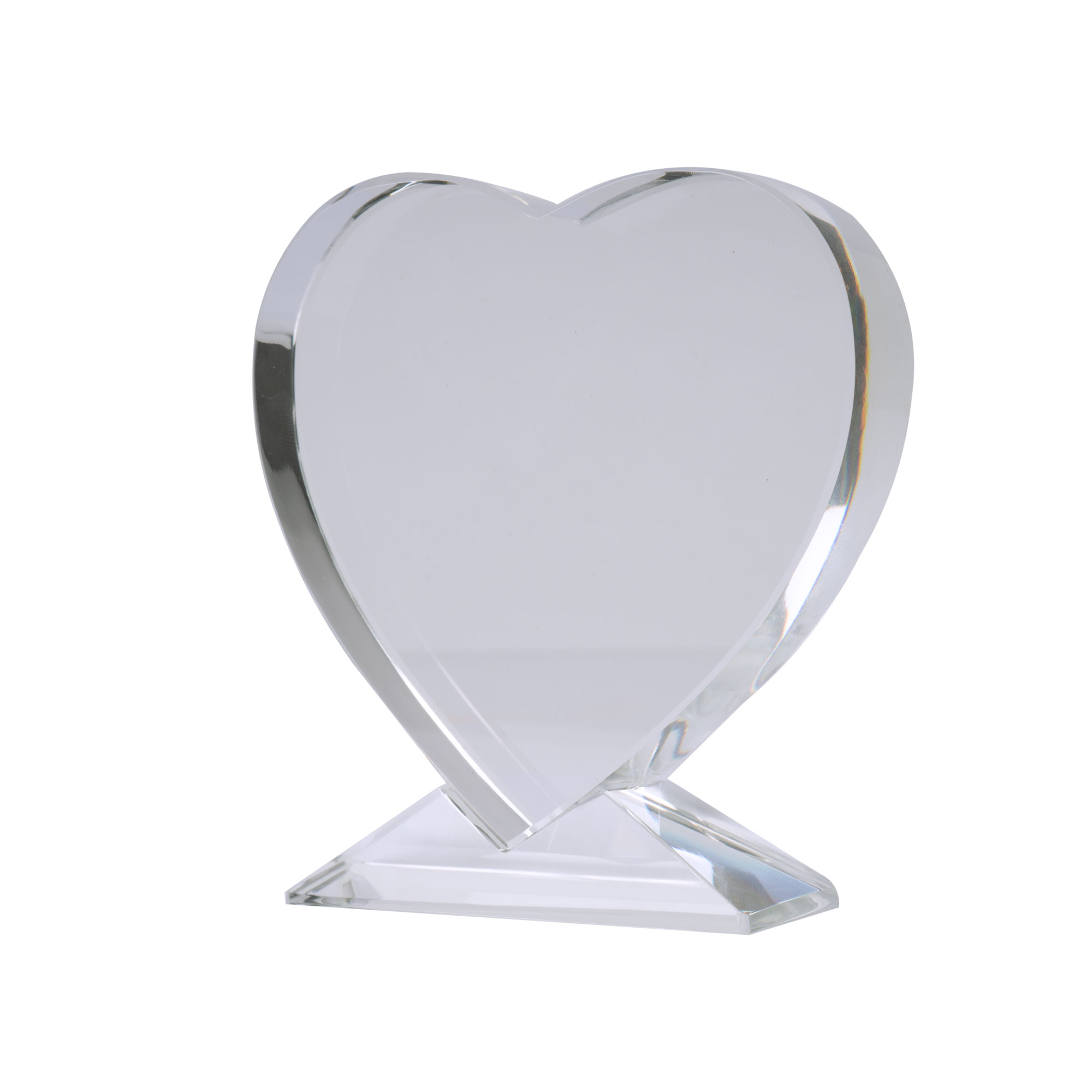 Glaskörper CR-023, Herz, Größe 100 x 105 x 35 mm, 36 St./Pack
