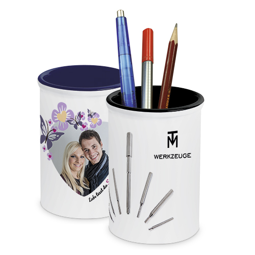 Keramikbecher, Sublistar®-Coating, Größe Ø 85 mm, verschiedene Farben