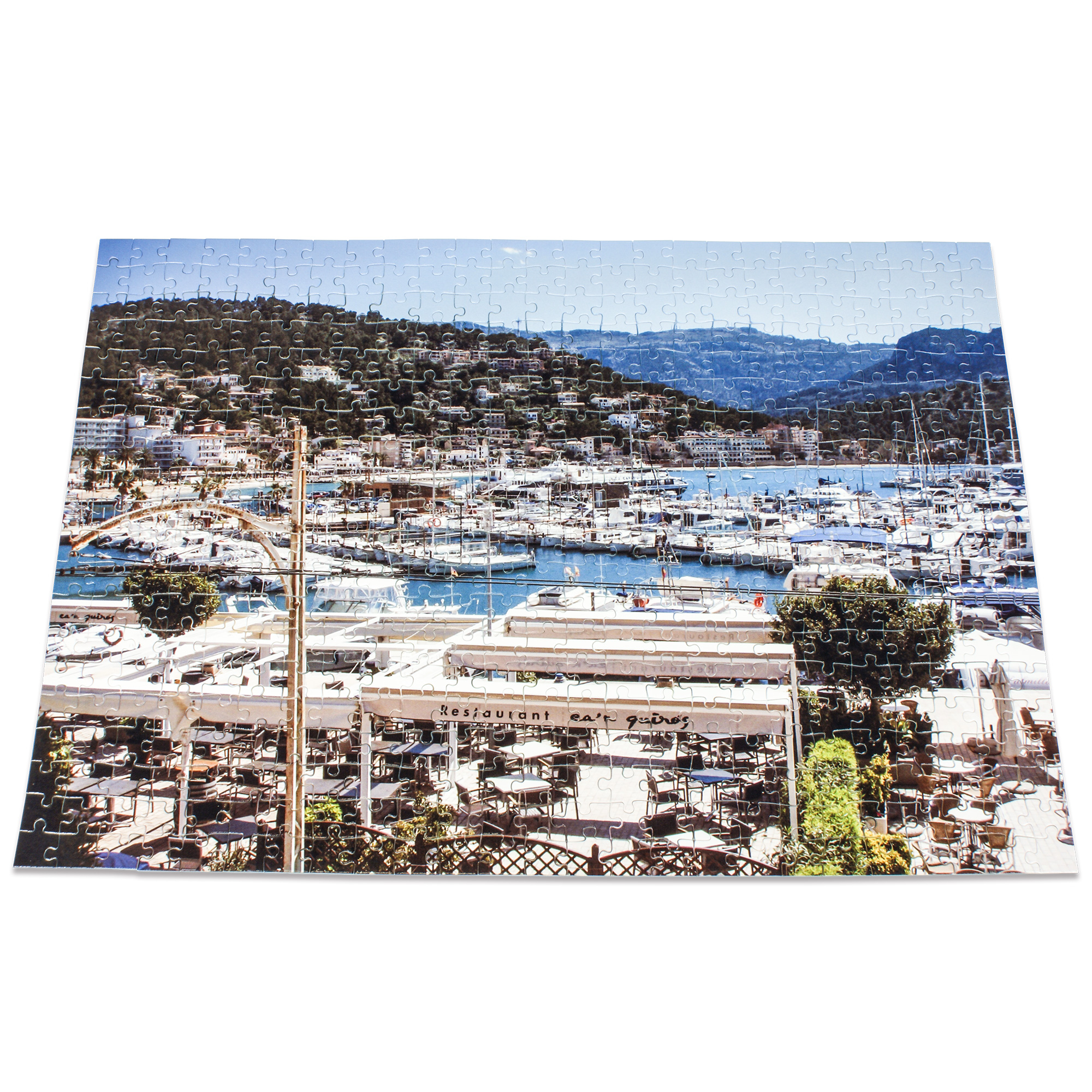 Cardboard puzzles frameless, various versions