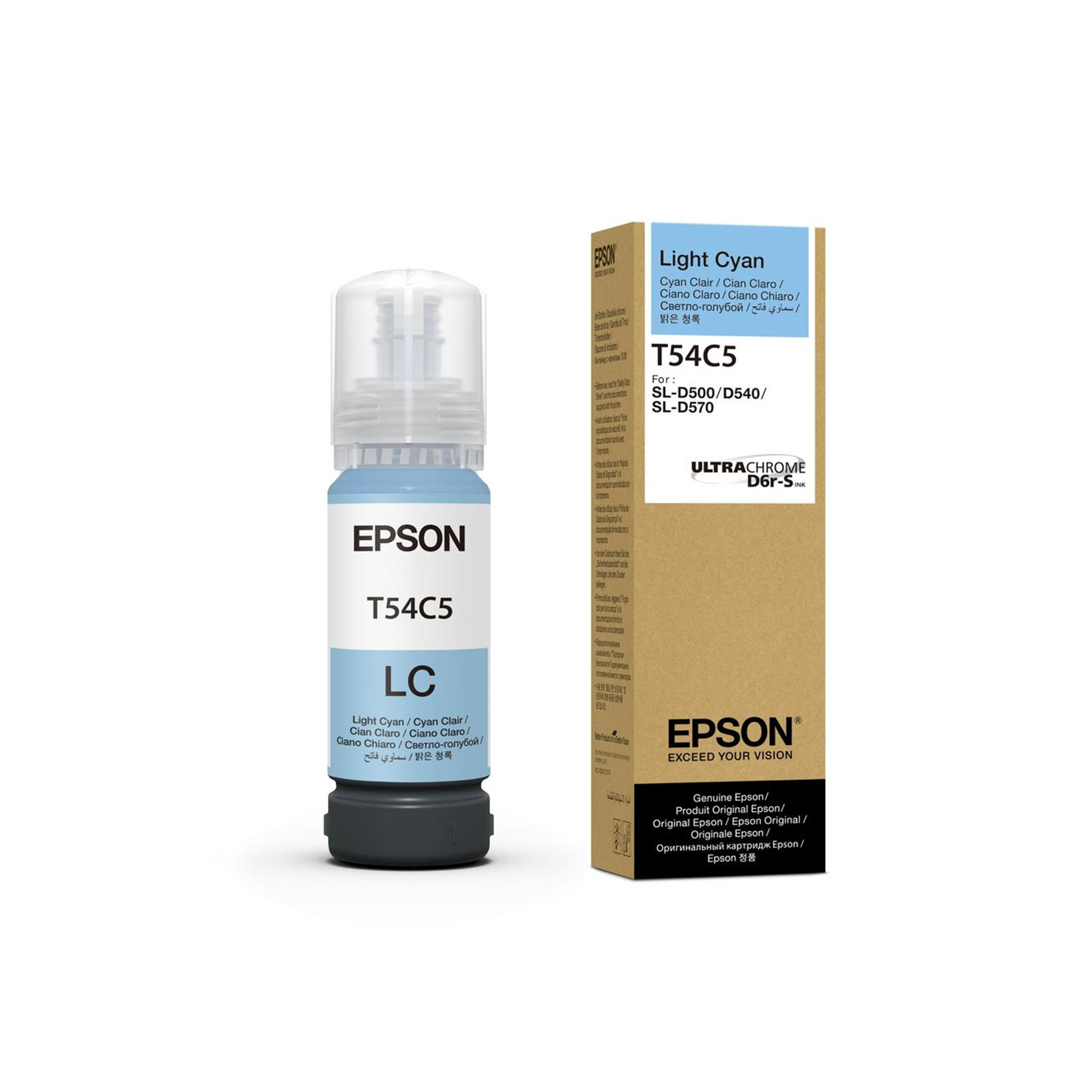 Epson UltraChrome® D6r-S, pour SureLab SL-D500, bouteille de 70 ml, diverses couleurs