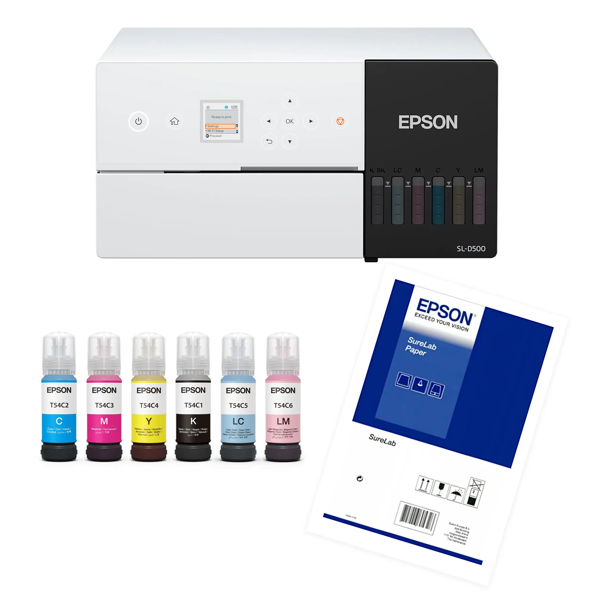 Startpaket Fotoproduktionsdrucker SureLab SL-D500, Bildgröße 10 x 15 cm