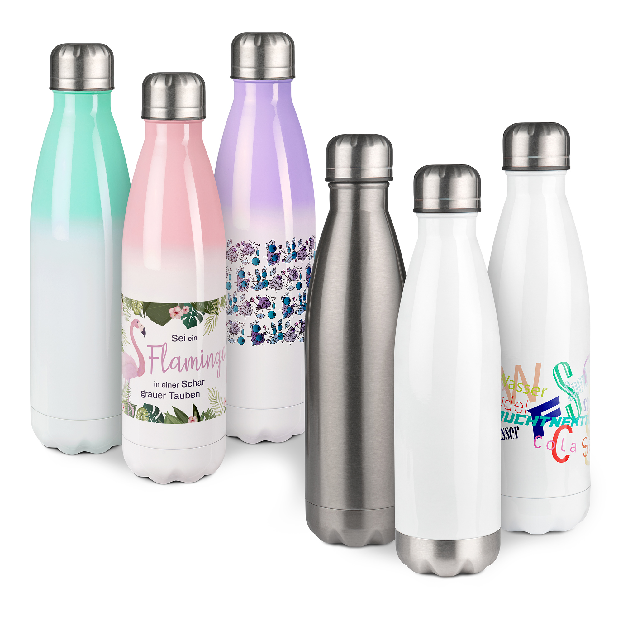 Sublistar® Edelstahl-Thermoflasche, 500 ml, verschiedene Farben