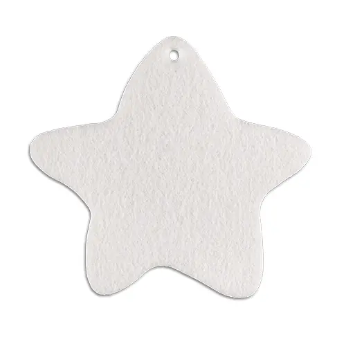 Lufterfrischer, weißer Polyesterfilz, versch. Ausführungen