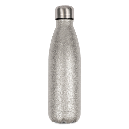 Bouteille isotherme en inox, 500 ml, avec surface effet SPARK (paillettes), diverses couleurs