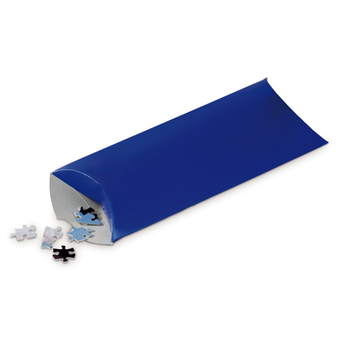 Boîte-cadeau bleu pour puzzles A4 & A3, taille 250 x 120 x 40 mm, couleur bleu 500 pcs./carton