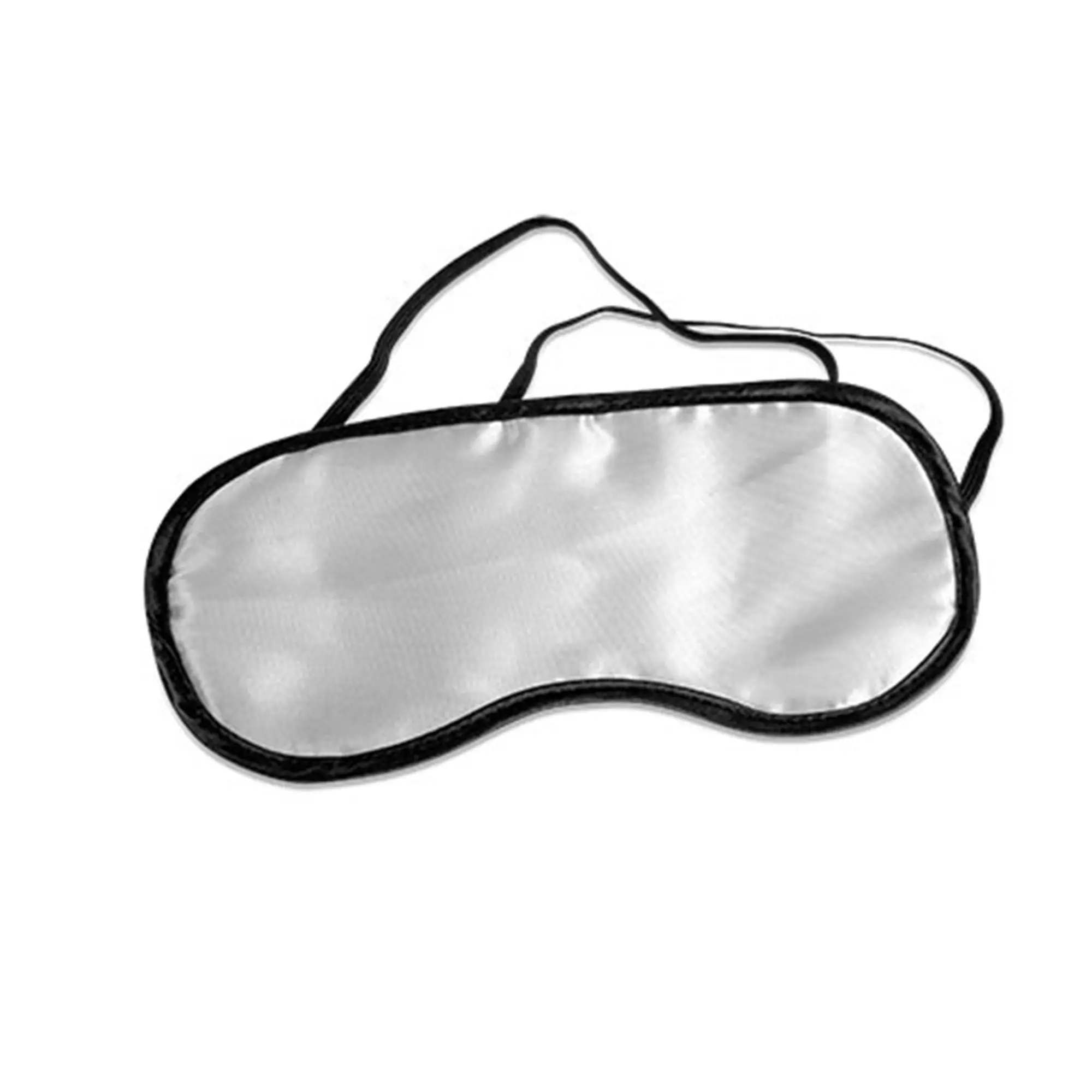 Schlafmaske Satin Schwarz, Größe 200 x 90 mm