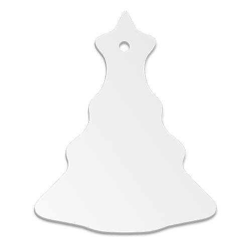 Ornements en plastique à suspendre, différents motifs