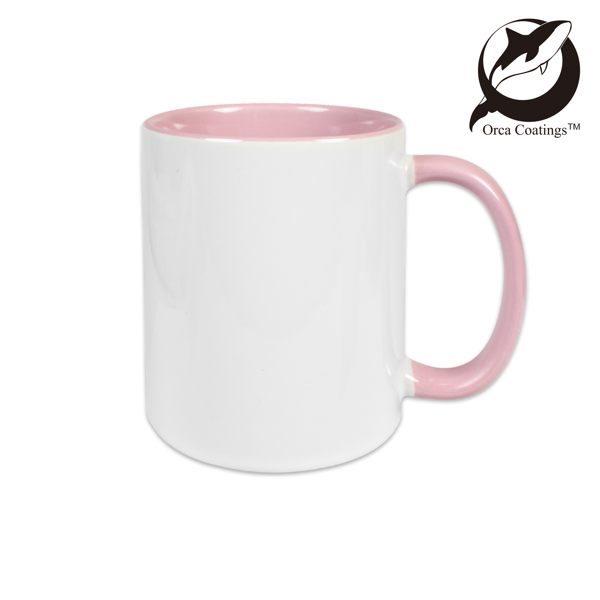 Tasse en céramique TWO TONES & HANDLE 11oz, Orca™ Coating, divers coloris