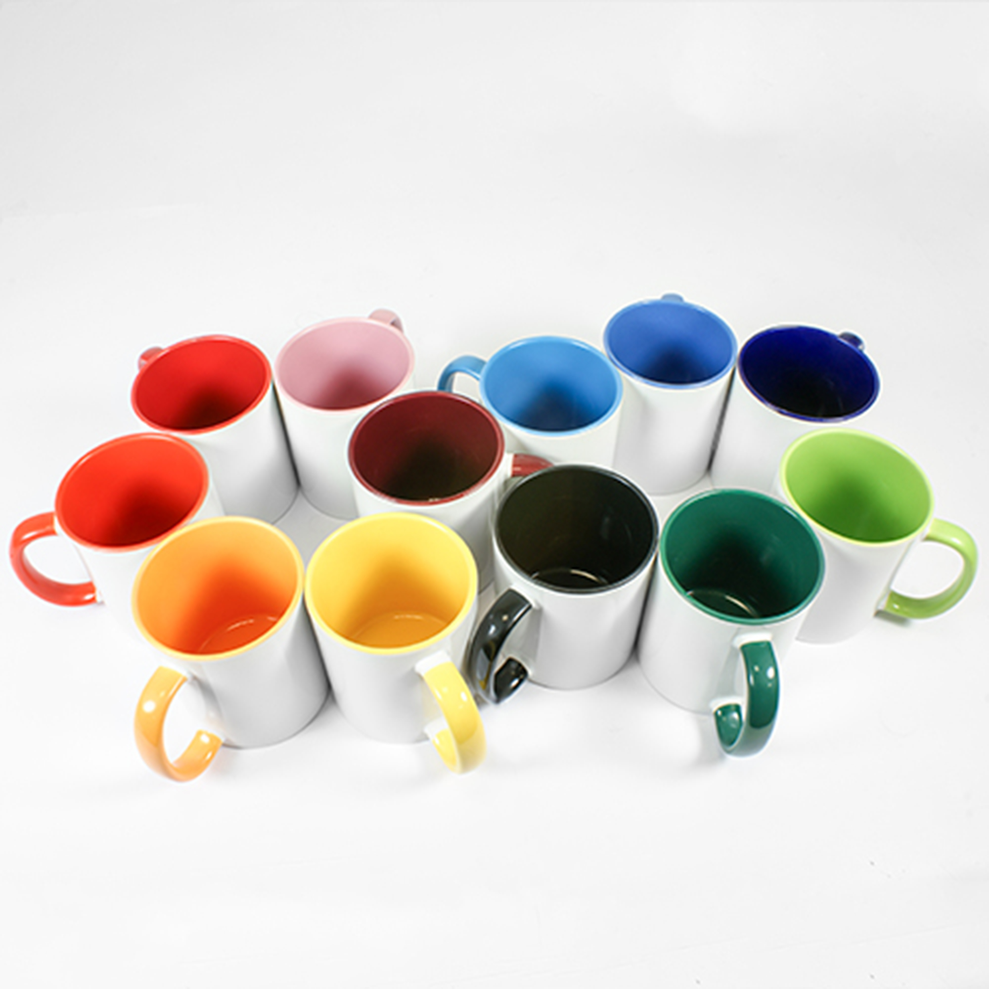 Startset TWO TONES & HANDLE 11oz, Orca™ Coating, 36 Tassen, farblich sortiert