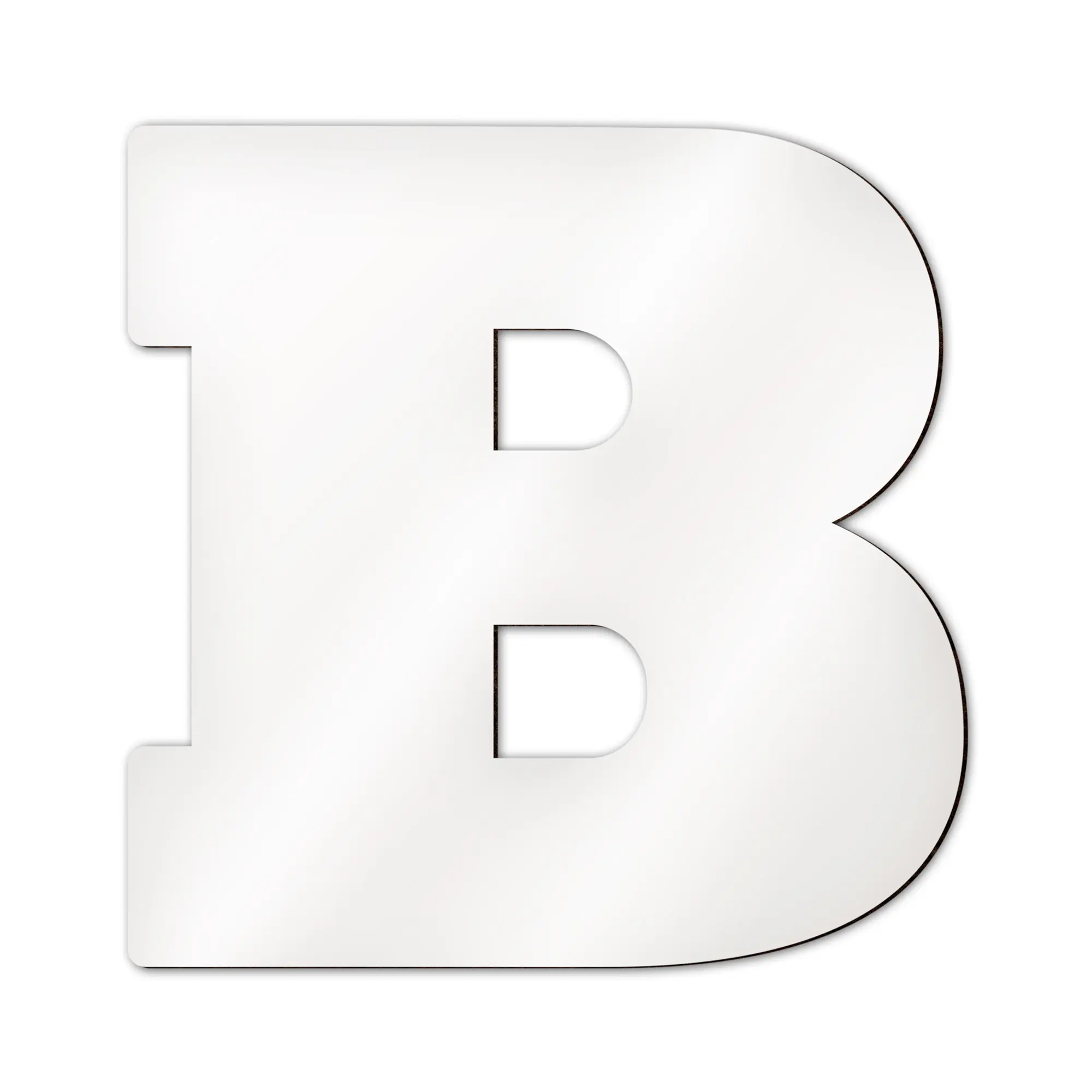 Sublistar® MDF Buchstaben und Sonderzeichen, Höhe 14 cm, 3 mm stark, 100 St./Karton