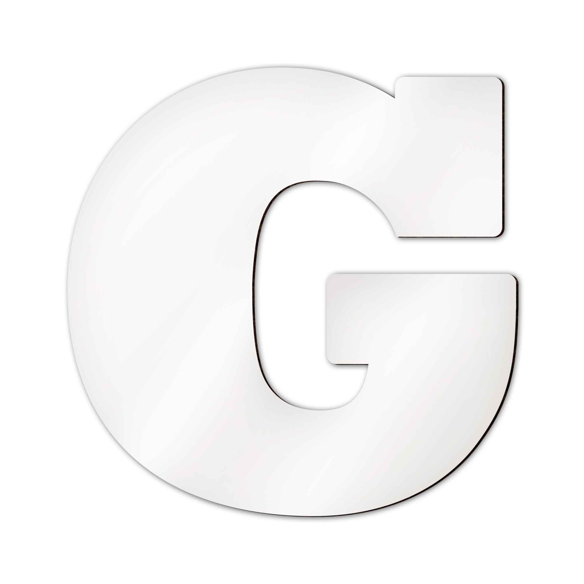 Lettres d’alphabet et caractères spéciaux Sublistar® en MDF, Hauteur 14 cm, 3 mm d'épaisseur, 100 pcs./carton