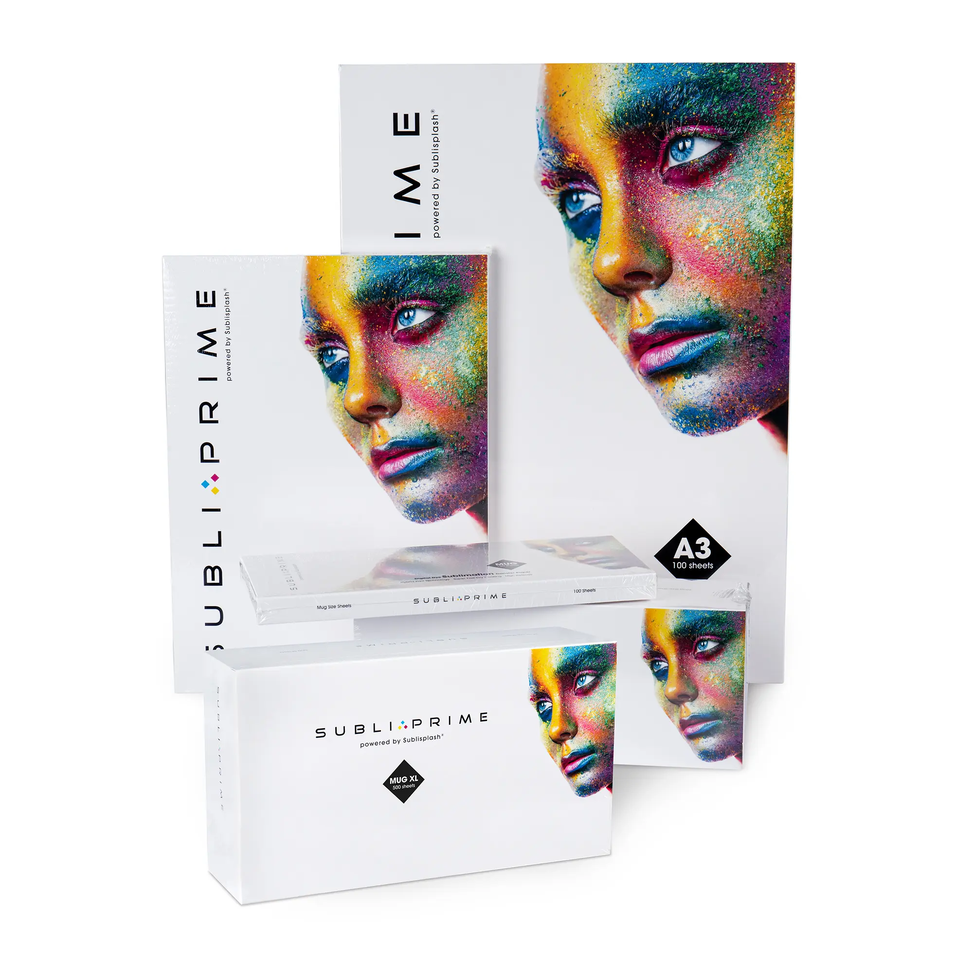 SubliPrime Papier 110 g/mc pour la sublimation, diverses versions