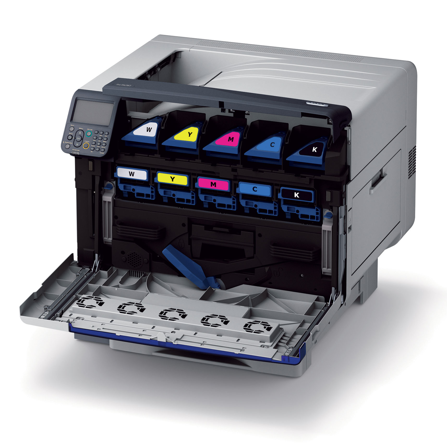 Startpaket 5-Farb-Digital-Transferdrucker, OKI Pro9541WT, DIN A3+, bestehend aus: Startpaket 5-Farb-Digital-Transferdrucker, OKI Pro9541WT, DIN A3+, bestehend aus: