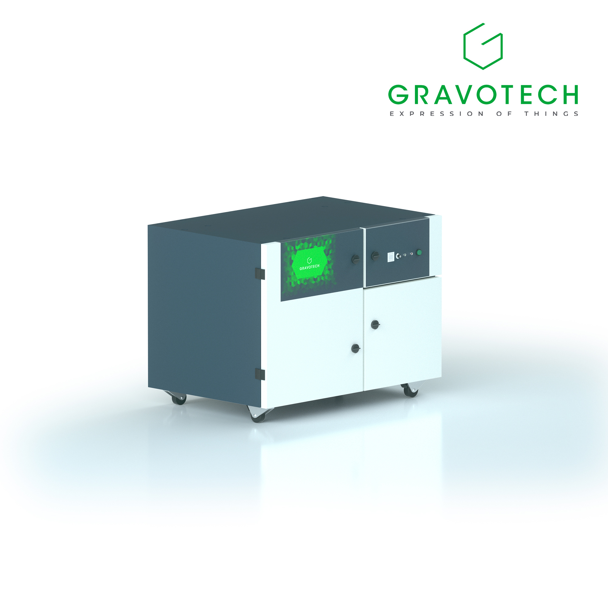 Table Gravotech avec filtre d'aspiration intégré LE140, pour Gravotech Laser Graver LS100