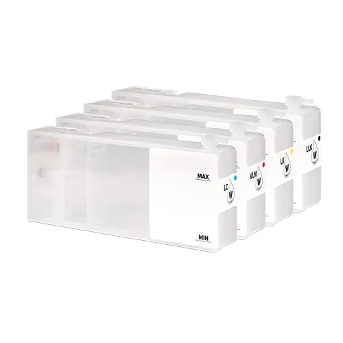 Refillable empty cartridge for polyprint® TexJet® echo², for div. colours, 160 ml fill capacity