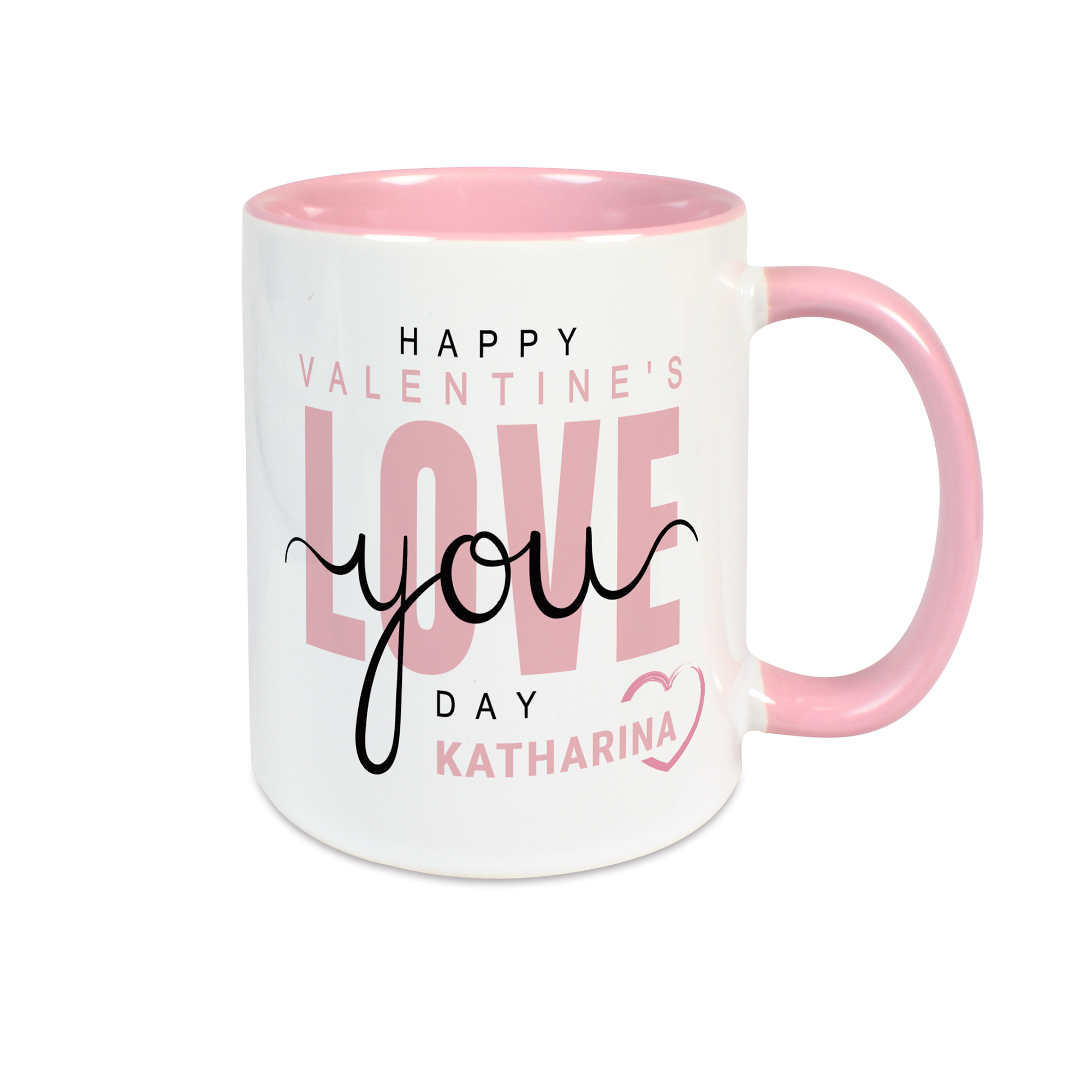 Tasse en céramique TWO TONES & HANDLE 11oz, DURAGLAZE, divers coloris